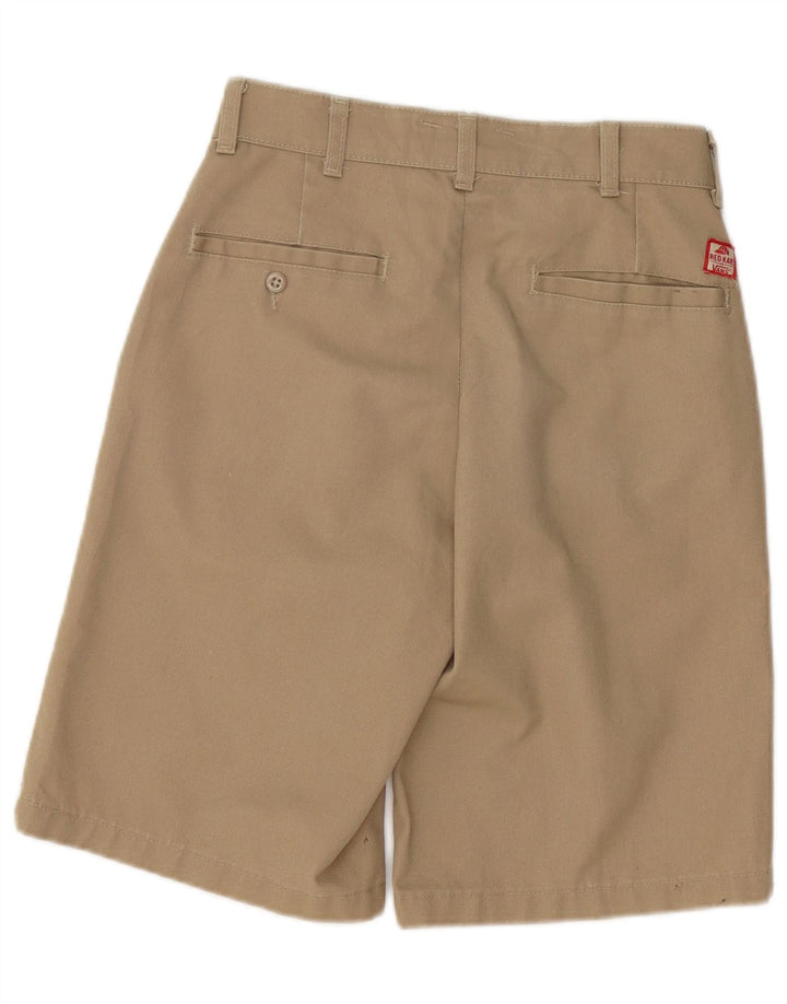 Vans Mens Red Kap Chino Shorts W28 Small Caqui Poliéster