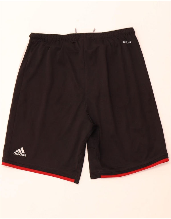 ADIDAS Mens Deutscher Fussball Bund Pantalones cortos deportivos pequeño negro