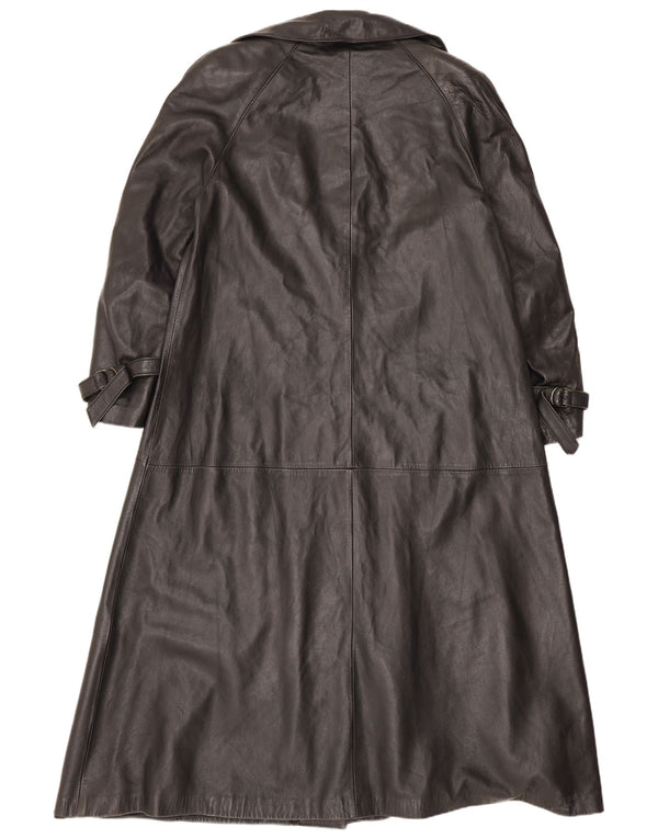 Sacip Abrigo de cuero para mujer IT 42 Medium Black