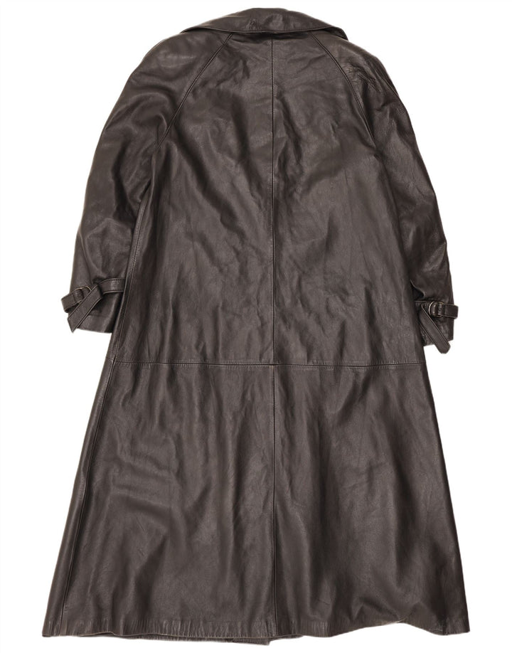 Sacip Abrigo de cuero para mujer IT 42 Medium Black