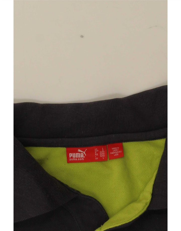 Polo Puma Hombre Gris Grande