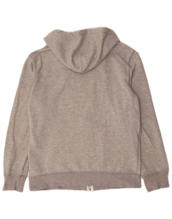 Sudadera con capucha y cremallera para hombre Converse de algodón gris medio