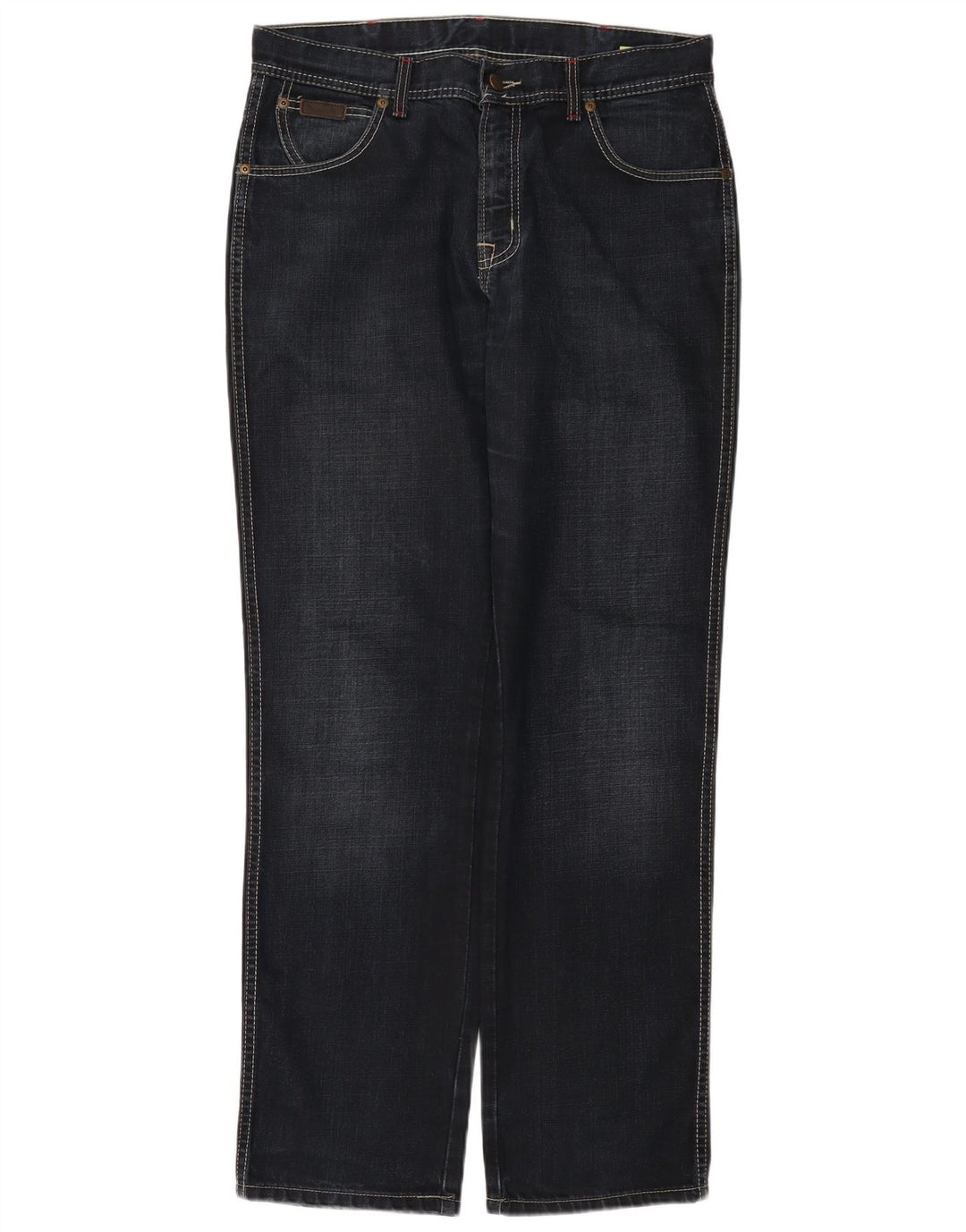 Wrangler Vaqueros rectos Texas para hombre W35 L32 Algodón azul marino