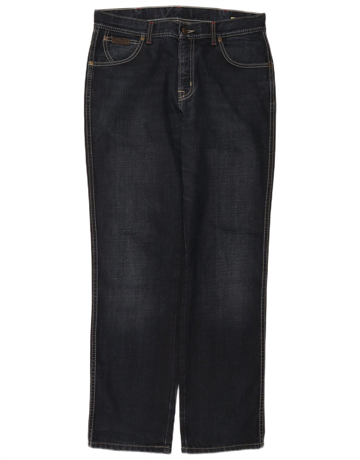 Wrangler Vaqueros rectos Texas para hombre W35 L32 Algodón azul marino