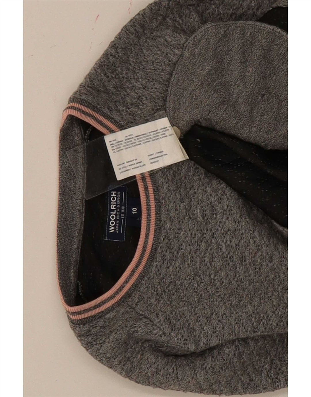 Woolrich Vestido tipo jersey para niña 9-10 años Poliéster moteado gris