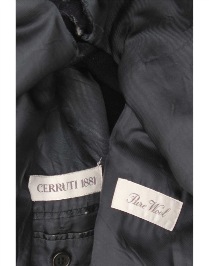 Abrigo de hombre Cerruti 1881 UK 38 Mediano Azul Marino Lana Virgen