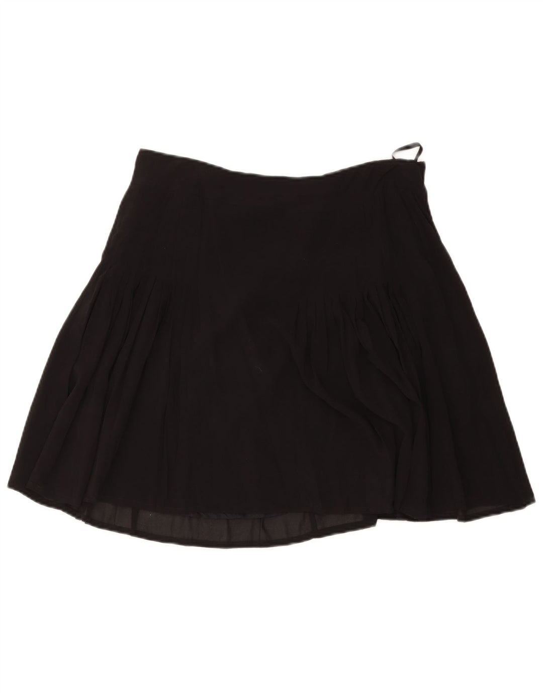 Blunauta Minifalda para Mujer IT 46 Grande W36 Seda Negra