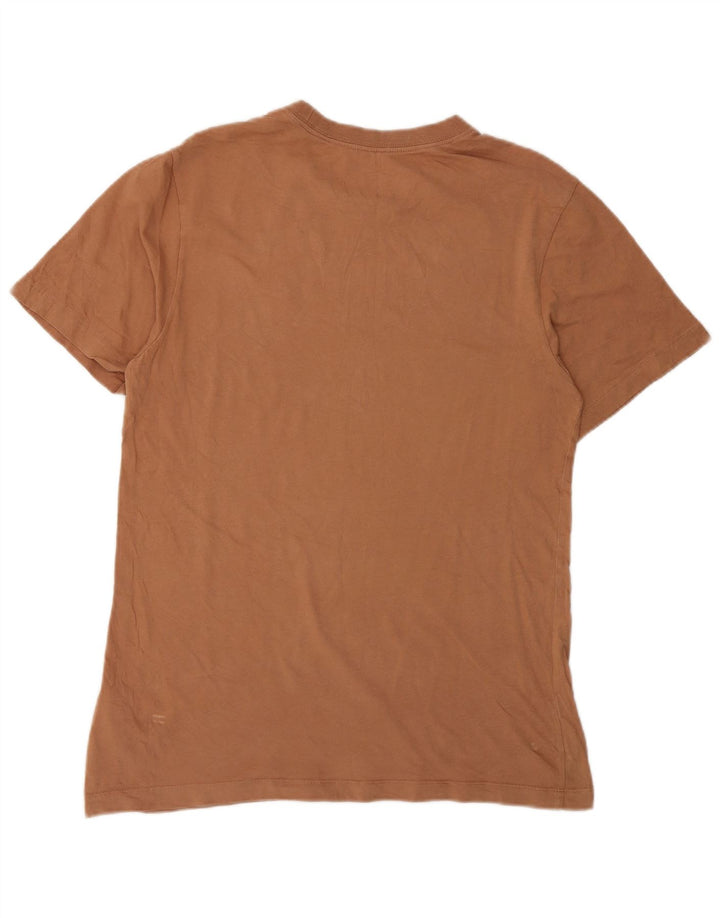 Camiseta Nike Hombre Top Small Marrón Algodón