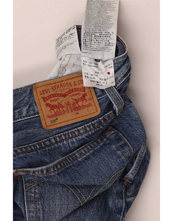Vaqueros Levi's Mujer Rectos W29 L32 Algodón Azul
