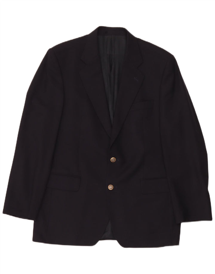 Magee Chaqueta Blazer de 2 Botones para Hombre UK 42 XL Azul Marino Lana Nueva