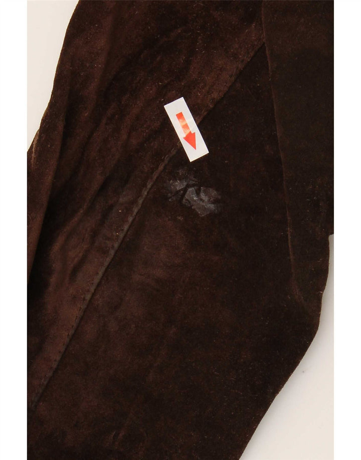 Bignami Chaqueta Bomber de Ante para Hombre IT 54 2XL Marrón