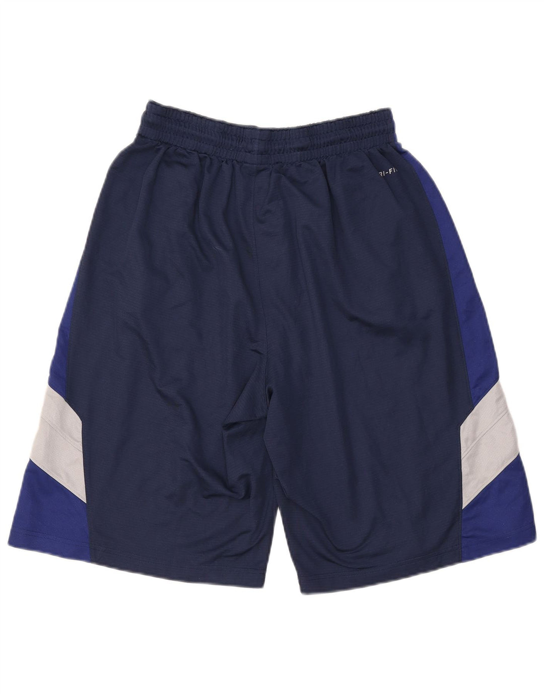Nike - Pantalones cortos deportivos Dri Fit para hombre, poliéster, color azul marino, talla grande