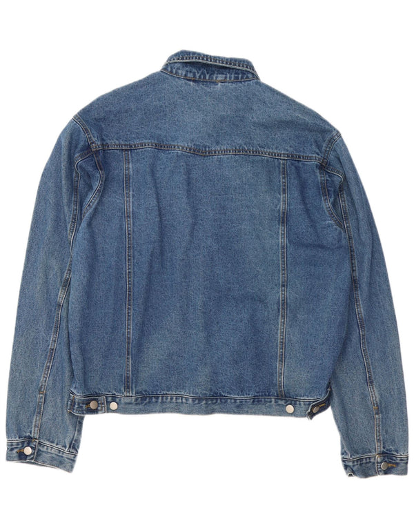 Giani Feroti Chaqueta vaquera para hombre UK 40 Grande Algodón azul