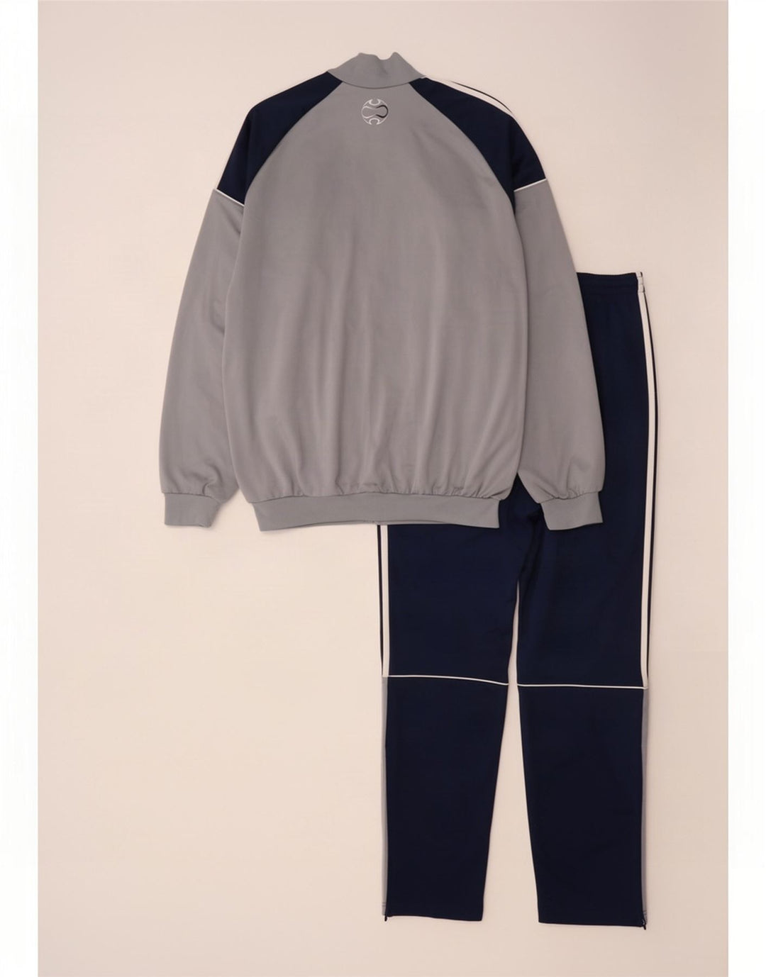 Adidas Chándal completo para hombre UK 44/46 Large Azul marino Colorblock Poliéster