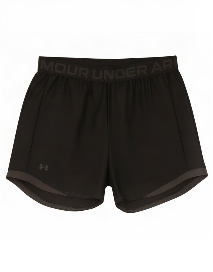 Under Armour Pantalones cortos deportivos con gráficos para hombre Poliéster negro mediano