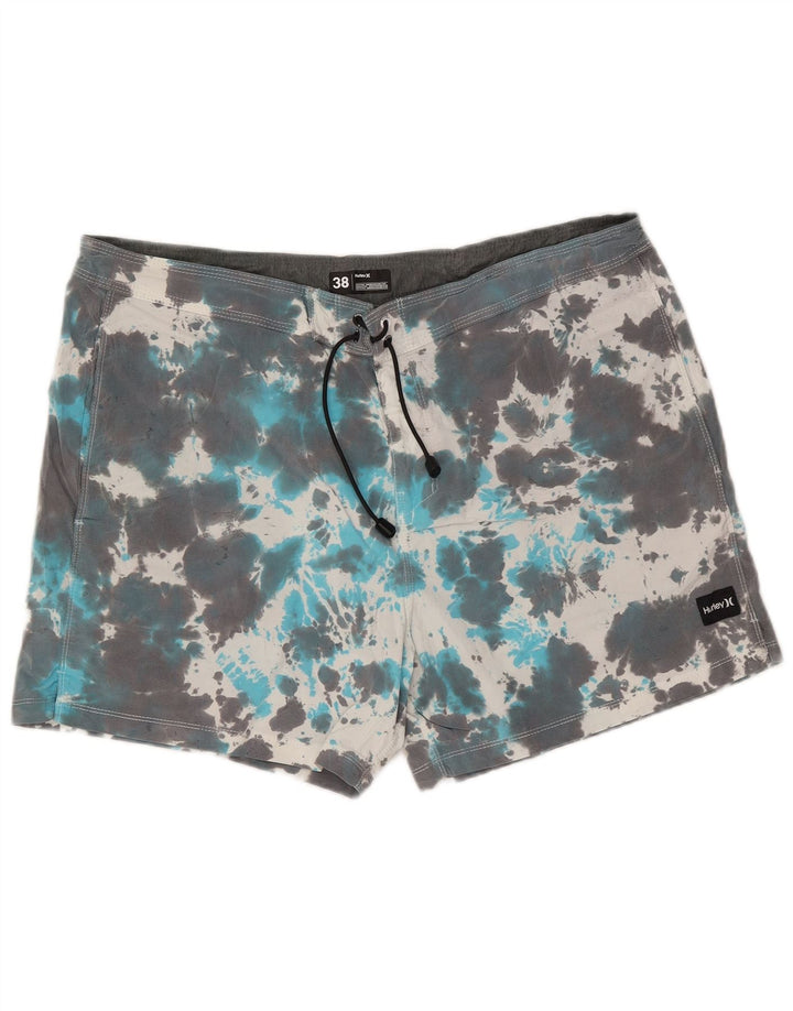 Hurley Bañador Hombre XL Gris Tie Dye Poliéster