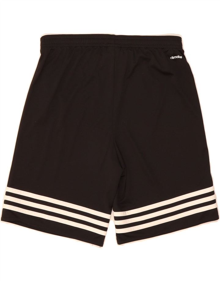 ADIDAS Boys Climalite Sport Shorts 13-14 Years  Black Polyester Vintage Adidas and Second-Hand Adidas from Messina Hembry 