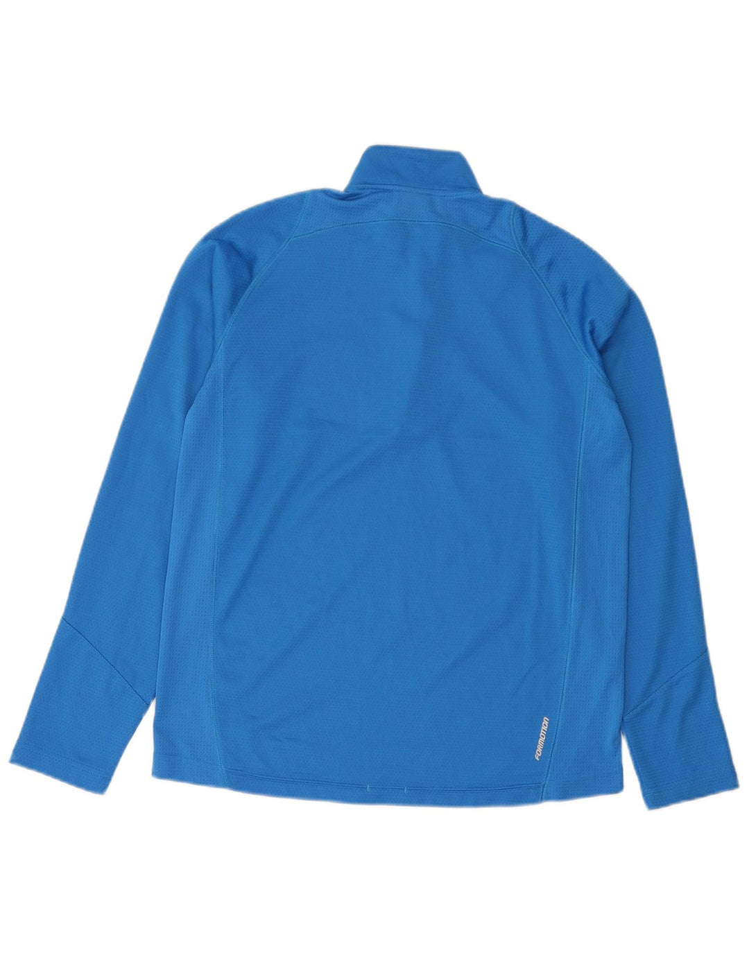 Adidas Mens Climacool Zip Neck Jersey Chándal Top Pequeño Poliéster Azul