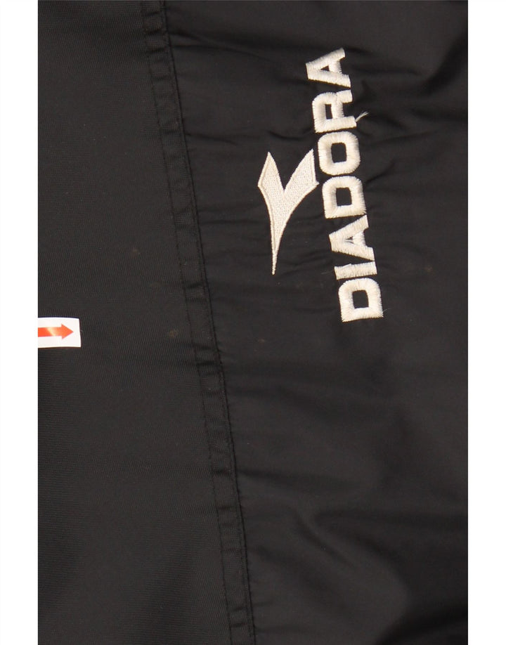 DIADORA Chaqueta cortavientos holgada para hombre UK 44 2XL Negro
