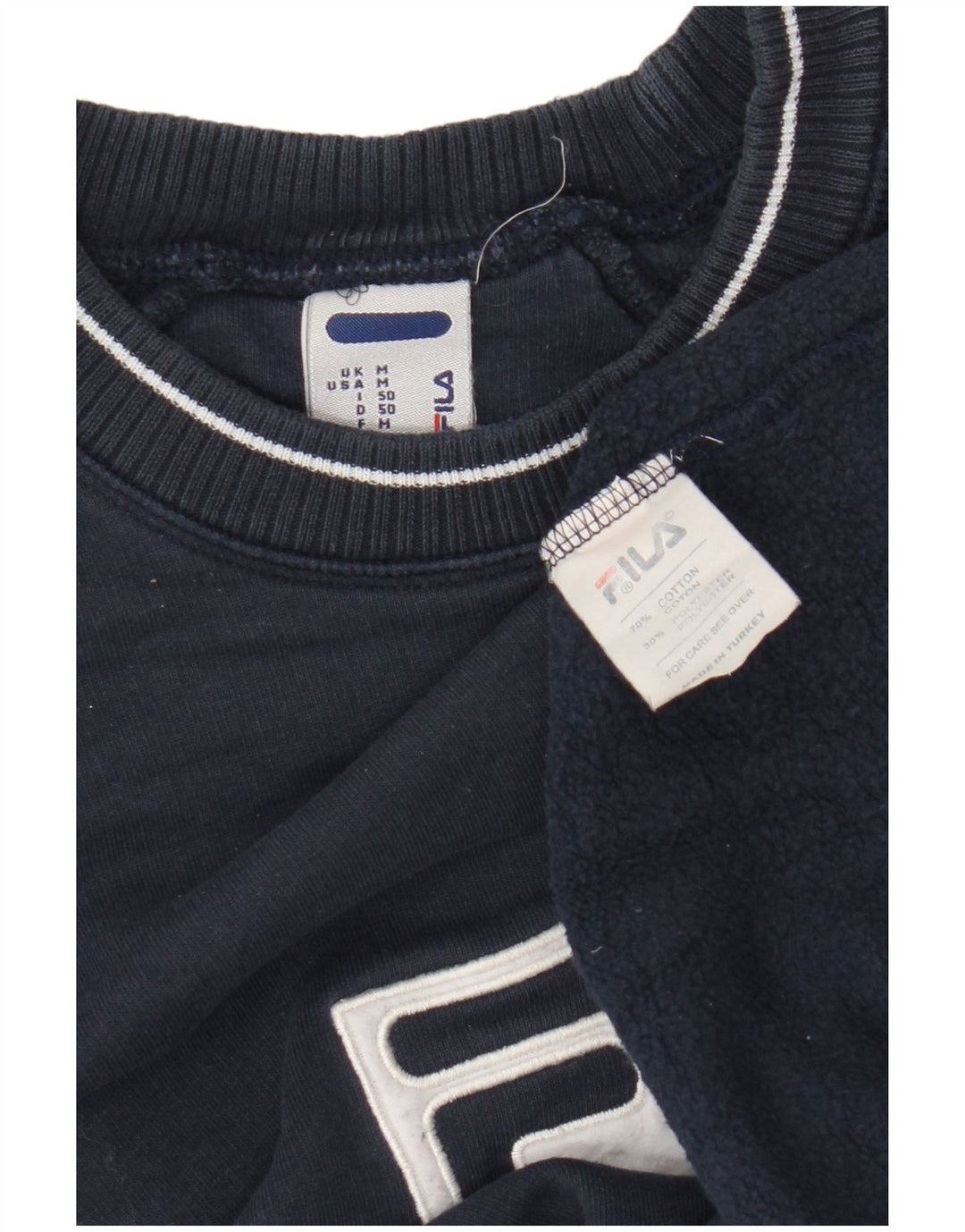 Fila Hombre Graphic Sudadera Jumper Medium Azul Marino Algodón