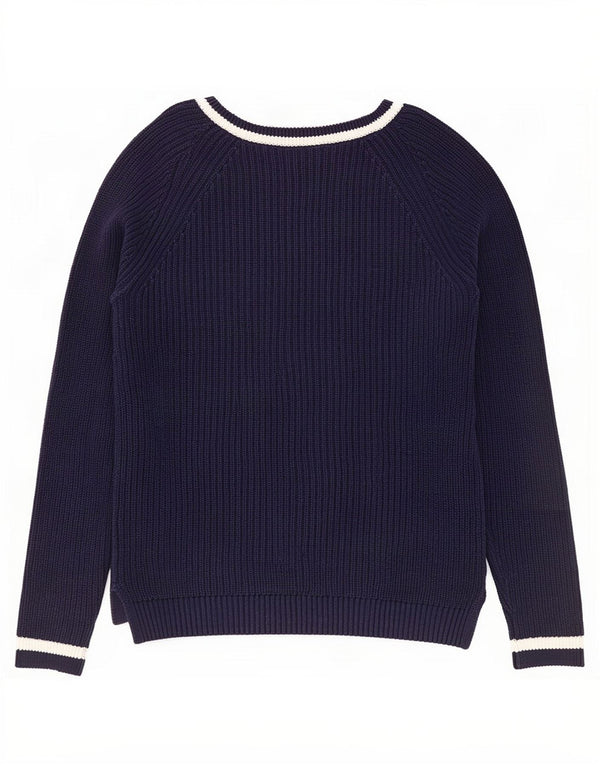 Gap Jersey con Cuello en V para Mujer UK 10 Small Azul Marino