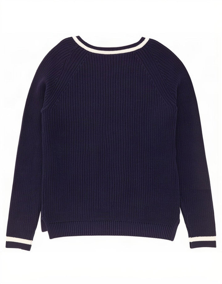 Gap Jersey con Cuello en V para Mujer UK 10 Small Azul Marino