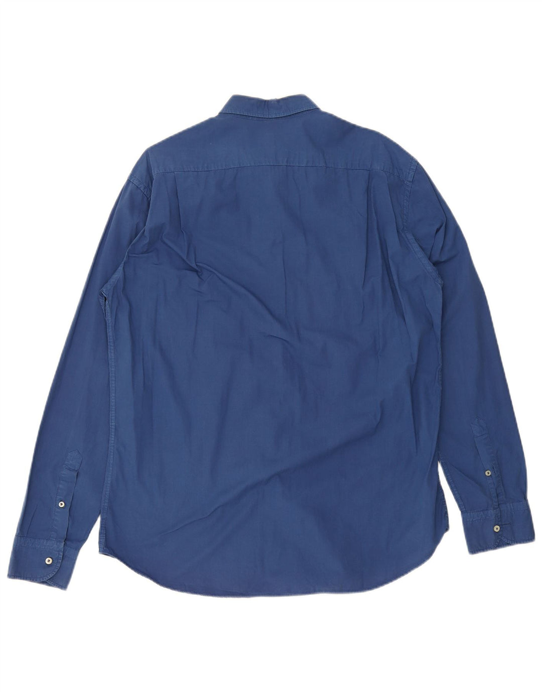 Camisa Avirex de corte regular para hombre de algodón azul grande