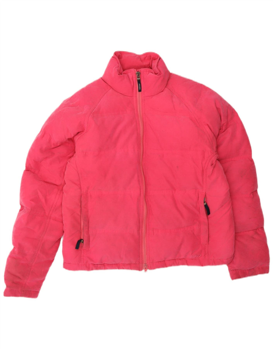 Musto Chaqueta Acolchada Con Capucha Para Mujer UK 42 Poliéster Rosa Mediano