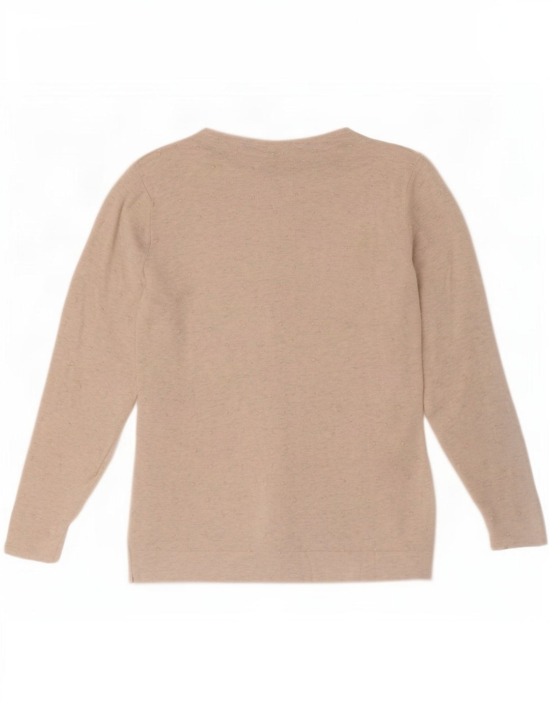 White Stuff Suéter tipo cárdigan de manga 3/4 para mujer UK 8 Small Off Spotted