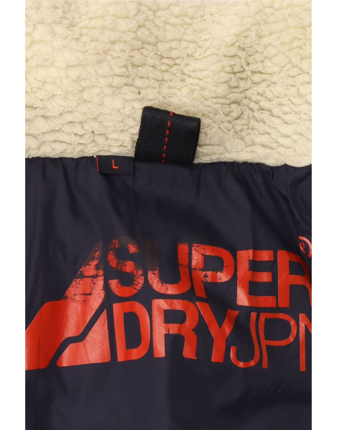 Superdry Chaqueta Acolchada Con Gráfico Para Hombre UK 40 Large Nylon Azul Marino