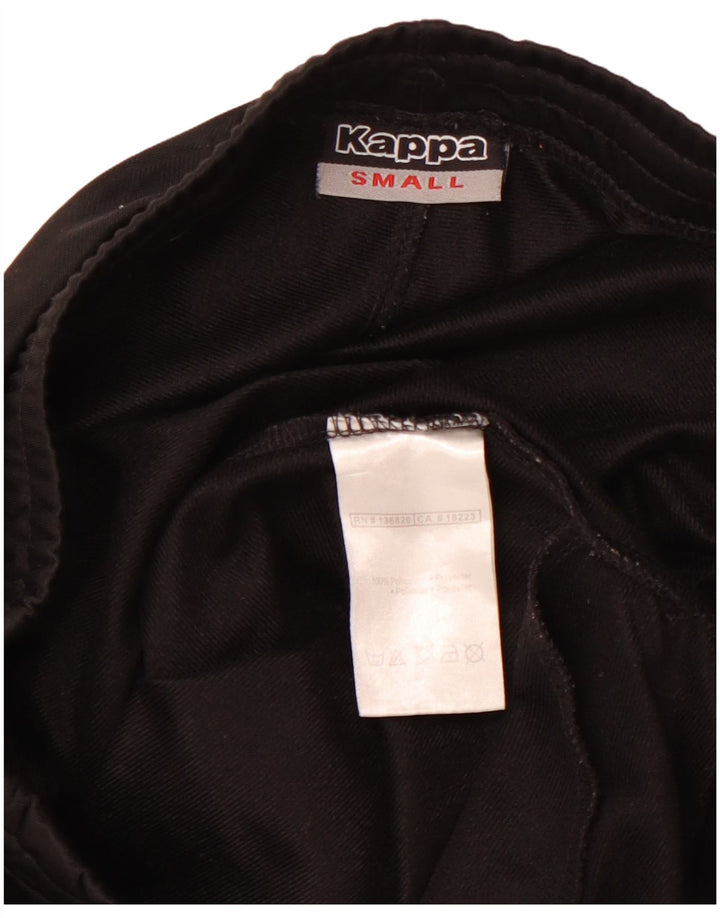 KAPPA Hombre Pantalones De Chándal Joggers Small Negro Poliéster