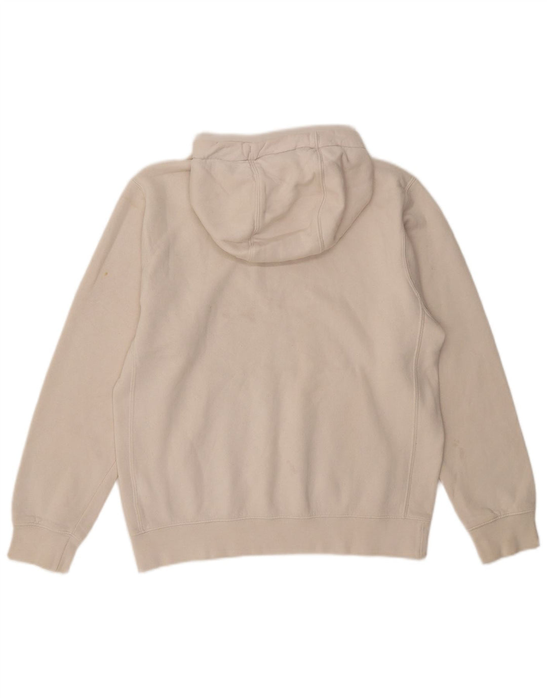 Nike - Sudadera con capucha para hombre, talla pequeña, algodón blanco