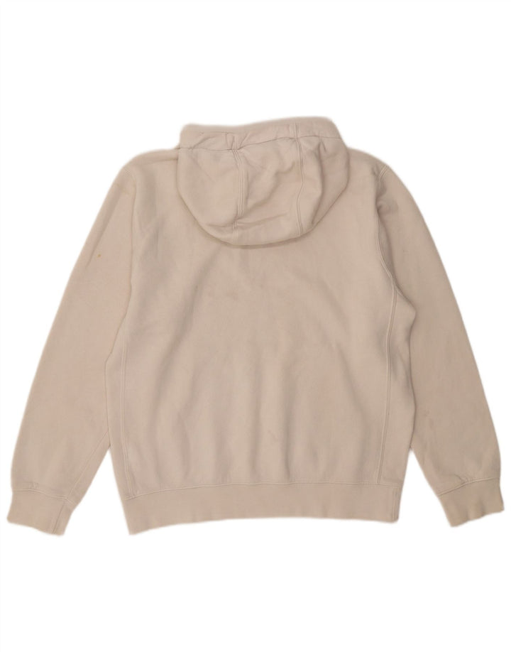 Nike - Sudadera con capucha para hombre, talla pequeña, algodón blanco