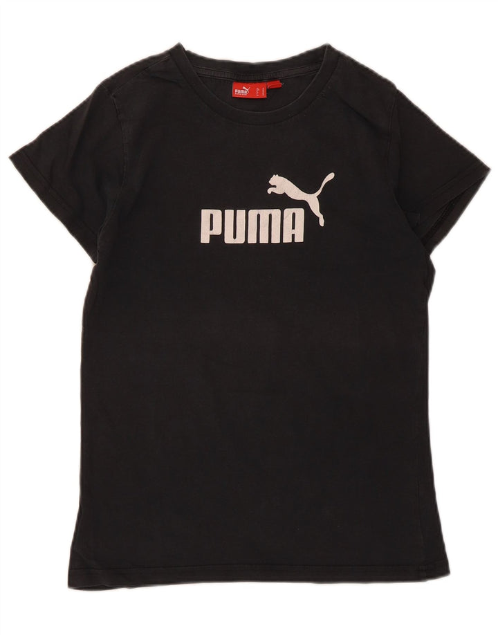 Puma Camiseta gráfica para niño 11-12 años Negro