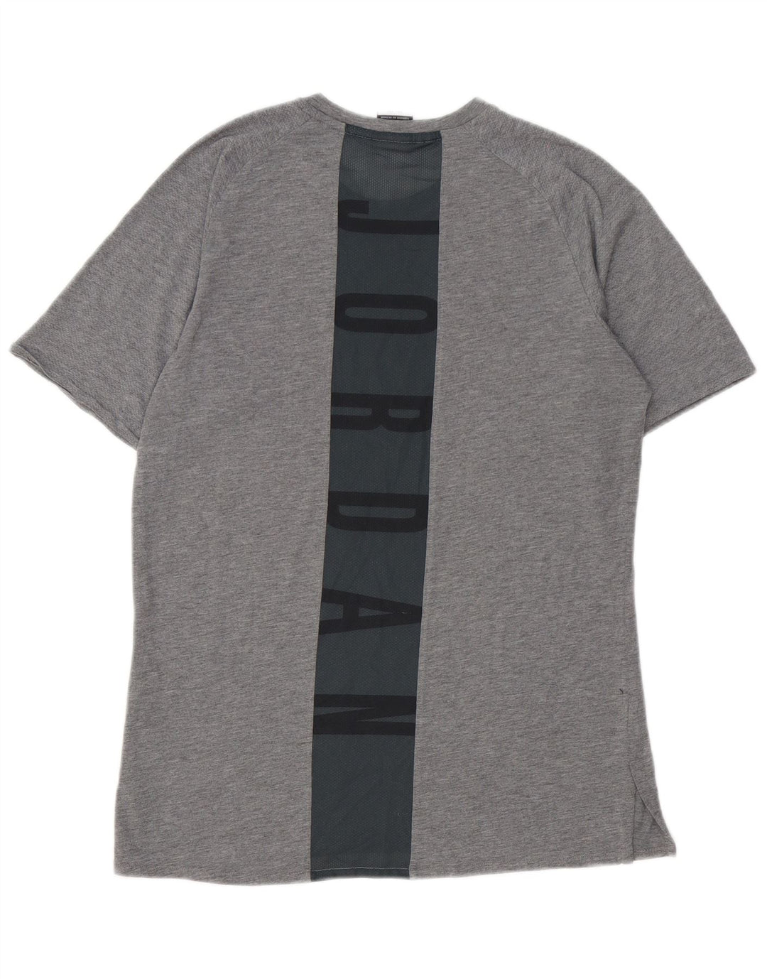 Jordan - Camiseta gráfica para hombre, parte superior gris medio con bloques de color