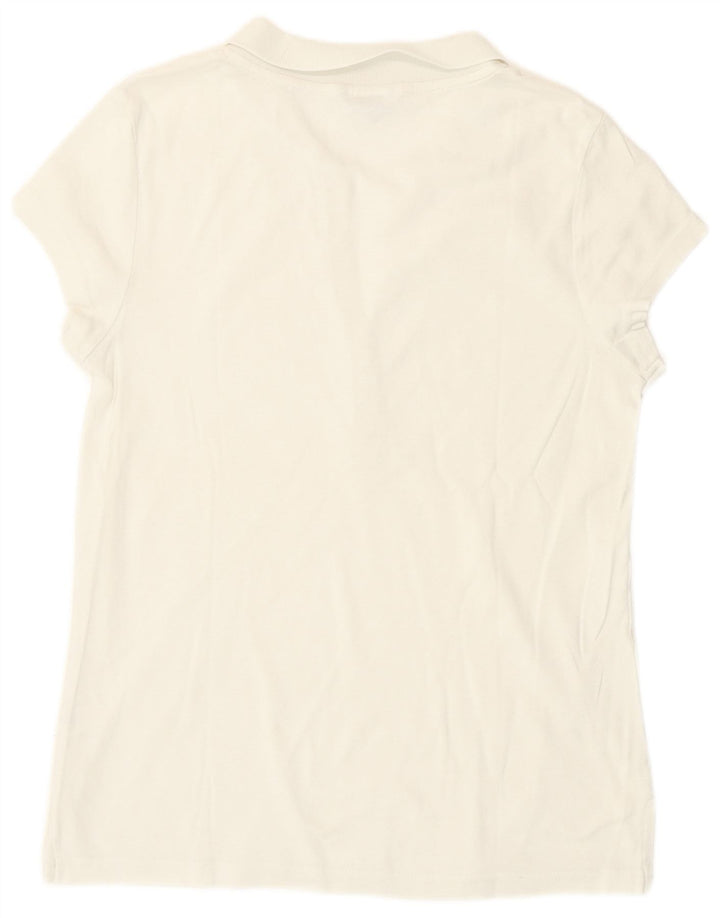 Polo Calvin Klein para mujer Reino Unido 14 Algodón blanco mediano