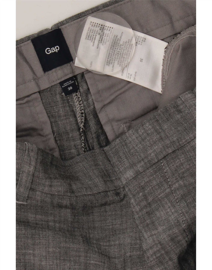 Pantalones cortos chinos Gap para hombre W30 Algodón gris medio