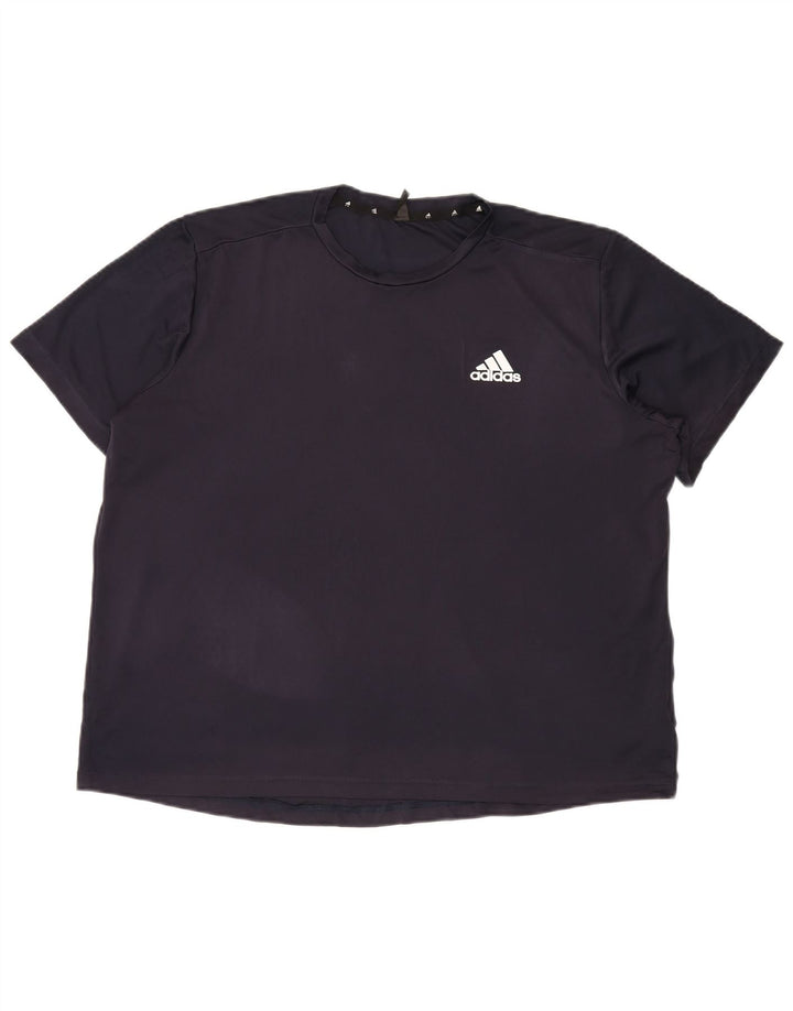 ADIDAS Hombre Aeroready Camiseta Top XL Azul Marino Poliéster