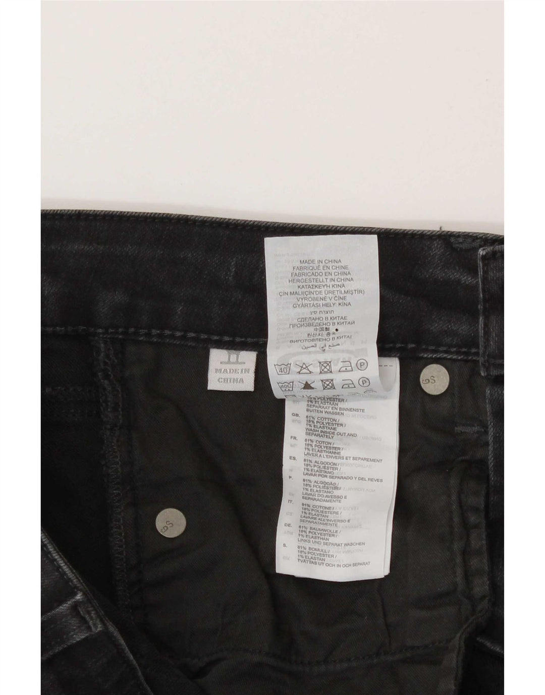 Vaqueros rectos para mujer G-Star W28 L30 Gris