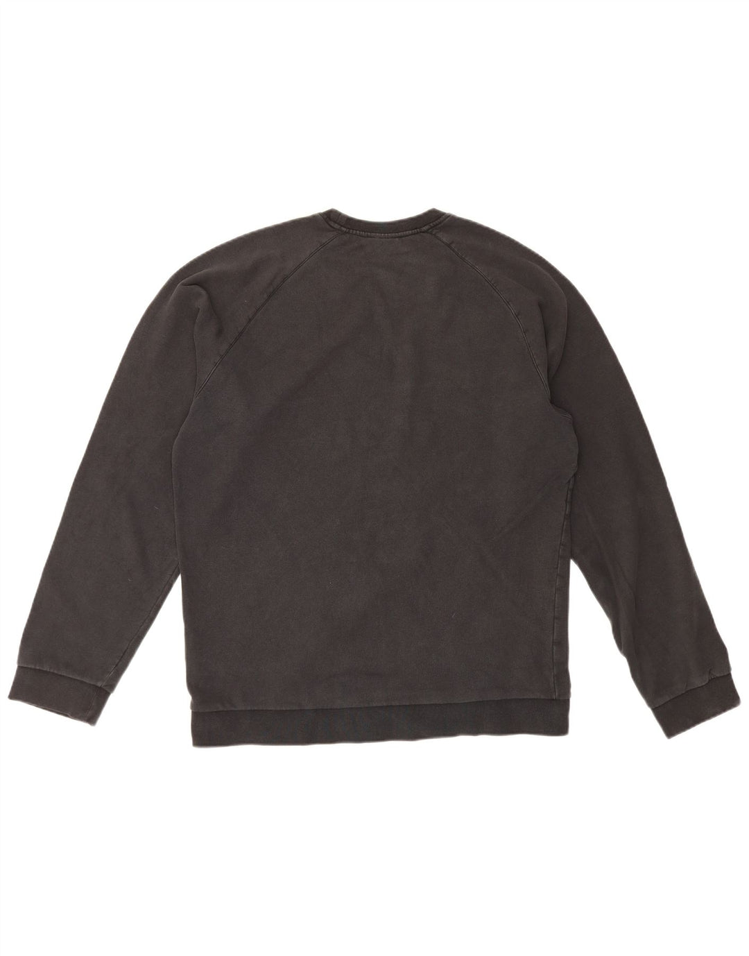 Adidas Hombre Sudadera Gráfica Jumper Grande Algodón Negro