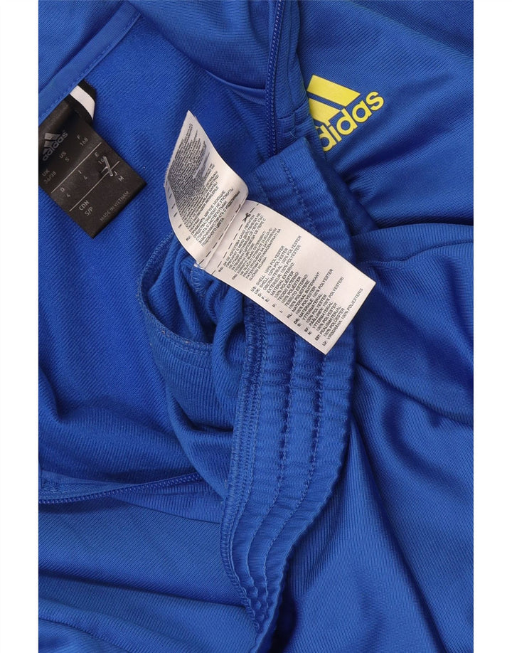 Adidas - Chaqueta de chándal para hombre, talla 36/38, poliéster azul pequeño