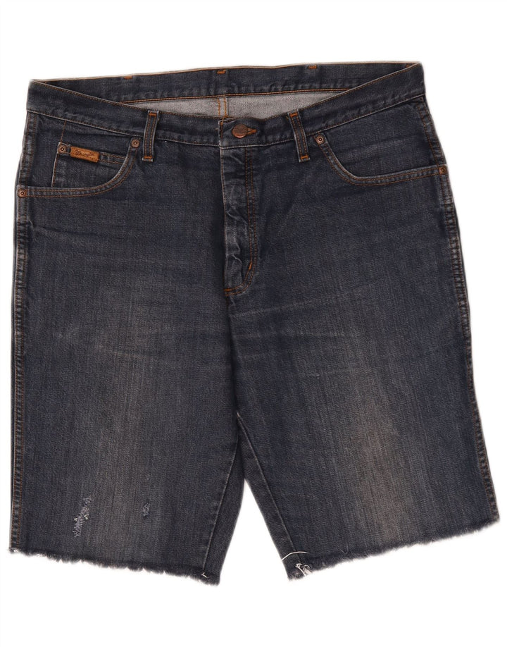 Wrangler Pantalones cortos de mezclilla para hombre W36 Azul grande