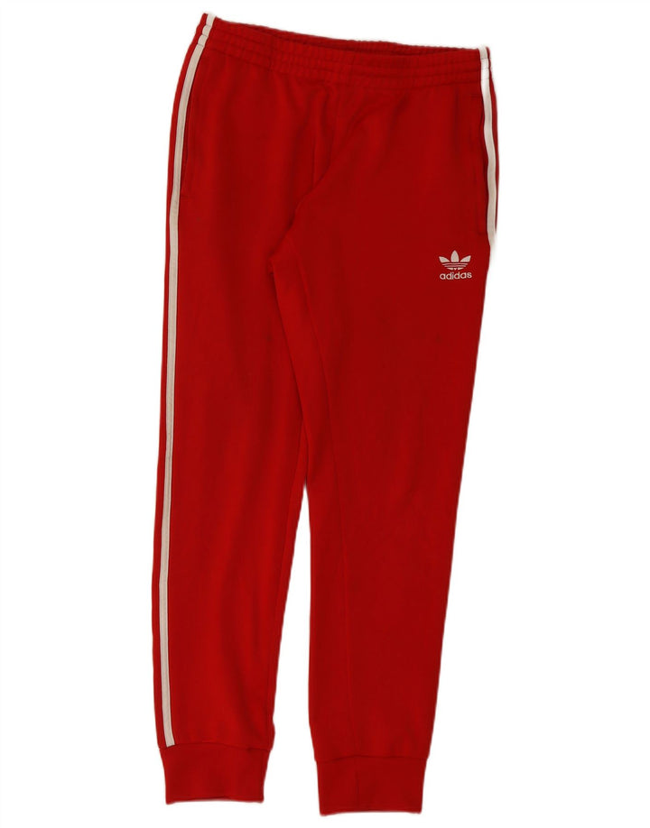Adidas Hombre Pantalones De Chándal Joggers Medium Rojo Poliéster