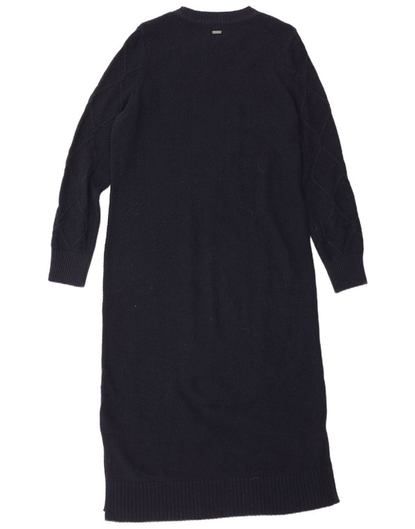 Barbour Vestido tipo jersey de manga larga para mujer Reino Unido 42 Medio Azul marino Clásico