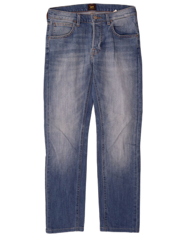 Vaqueros Lee Daren Straight para Hombre W30 L32 Algodón Azul