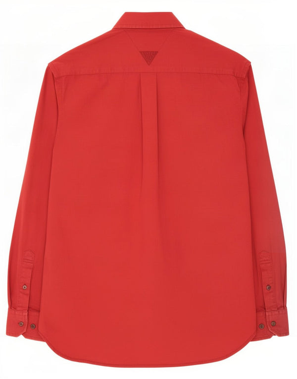 Camisa Tommy Hilfiger Hombre Pequeña Algodón Rojo