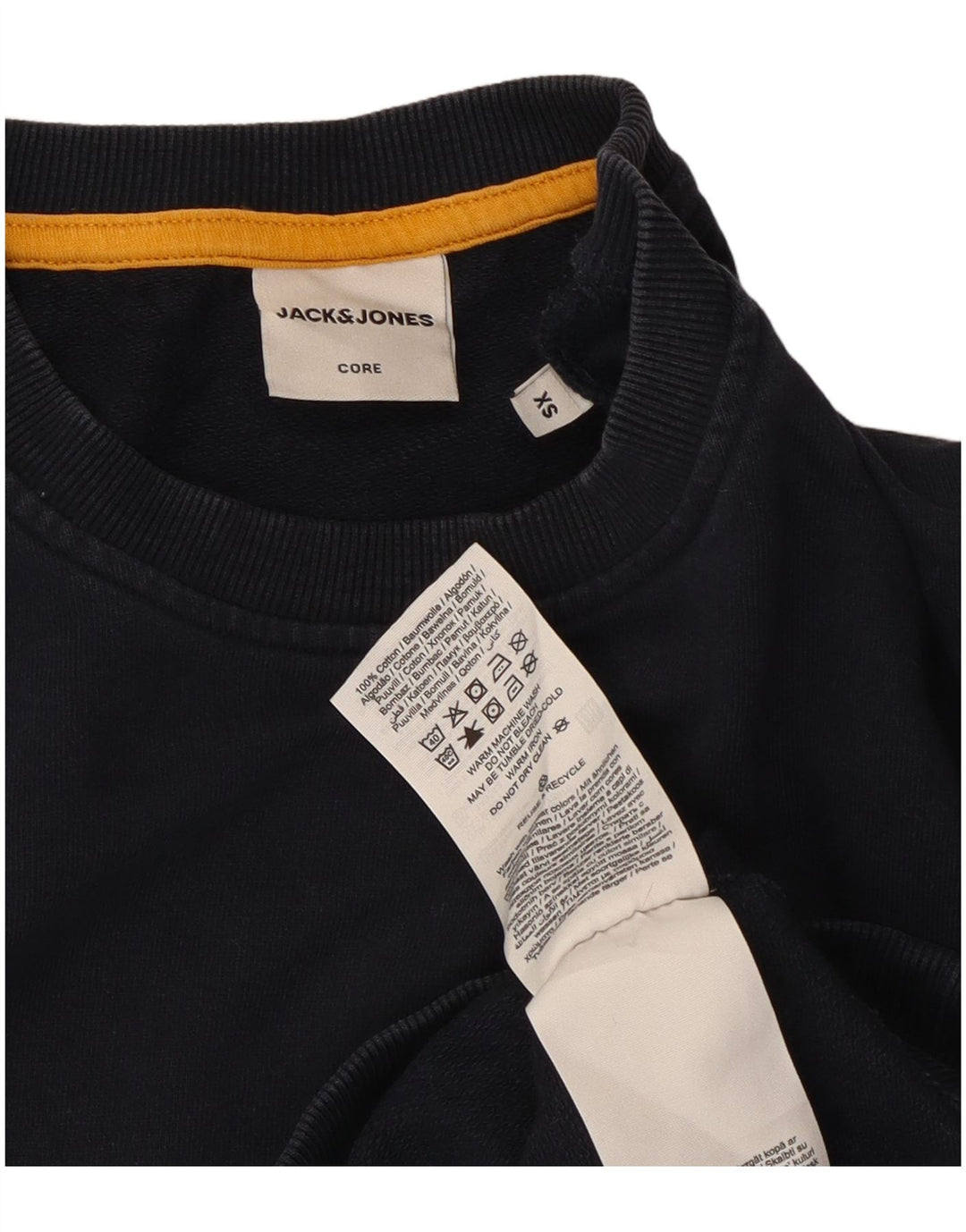 Jack & Jones Hombre Sudadera Jumper XS Azul Marino Algodón