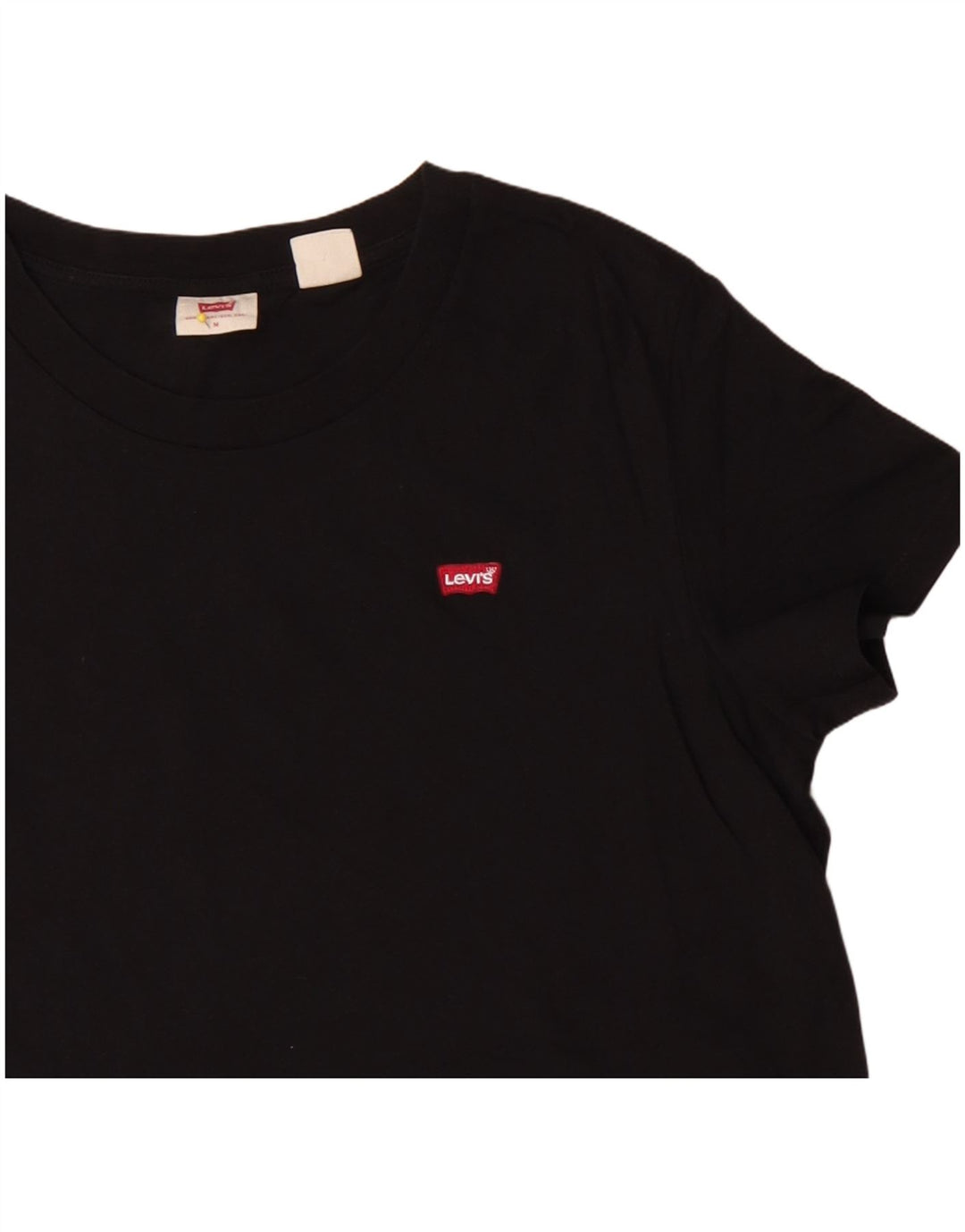 Levi's Camiseta para mujer Top UK 44 Medium Black Cotton