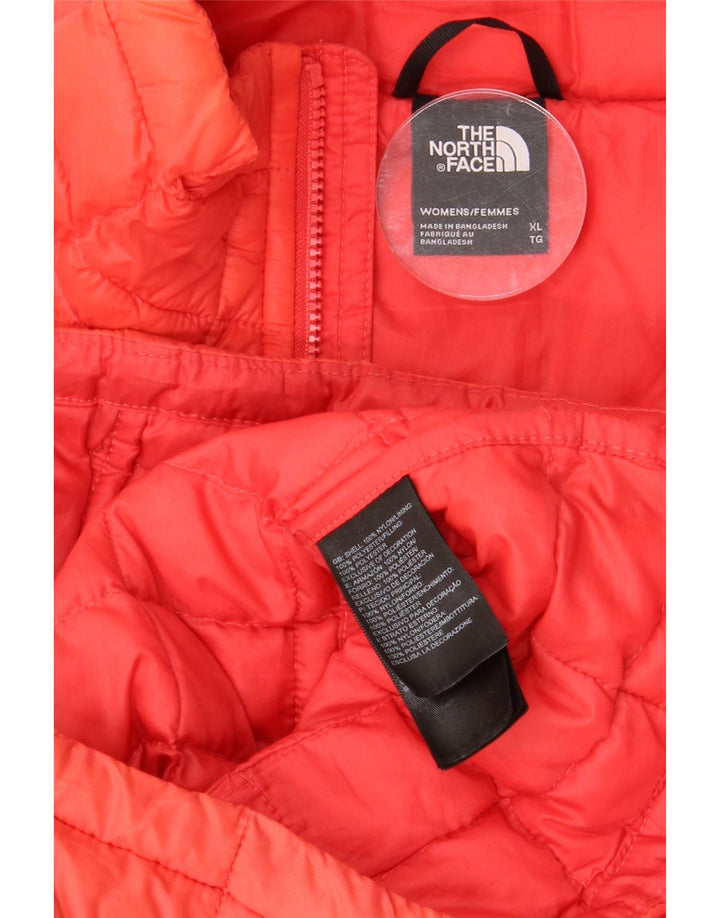 THE NORTH FACE Chaqueta acolchada para mujer ES 40 XL Naranja Poliéster
