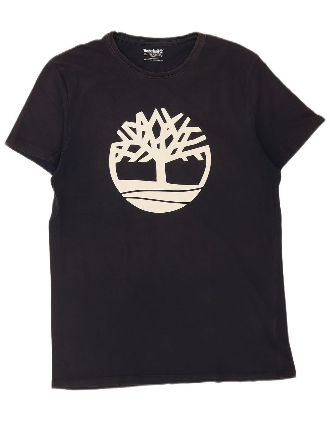 Timberland Camiseta gráfica para hombre Top Medium Azul marino Algodón